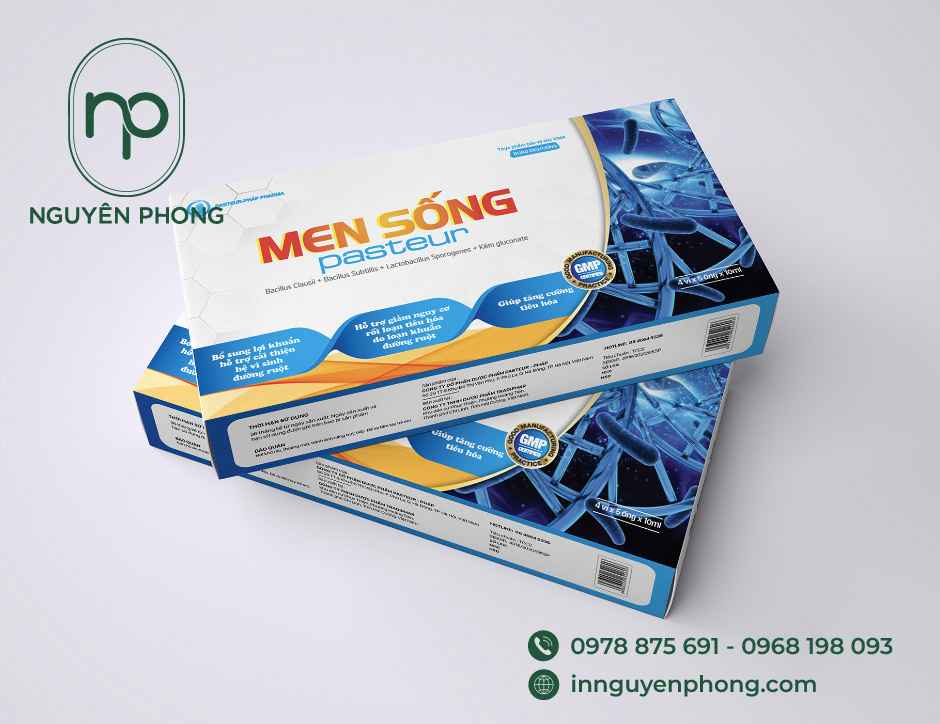 Mẫu vỏ hộp thuốc thiết kế theo yêu cầu